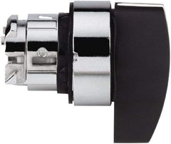 Schneider Electric - 22mm Mount Hole, 2 Position, Handle Operated, Selector Switch - Black, Momentary (MO), Nonilluminated, Shock, Vibration and Water Resistant - Americas Industrial Supply