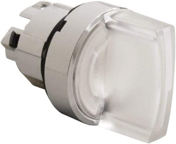 Schneider Electric - 22mm Mount Hole, 2 Position, Handle Operated, Selector Switch - White, Maintained (MA), Illuminated, Shock, Vibration and Water Resistant - Americas Industrial Supply