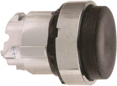 Schneider Electric - 22mm Mount Hole, Extended Straight, Pushbutton Switch Only - Round, Black Pushbutton, Maintained (MA) - Americas Industrial Supply