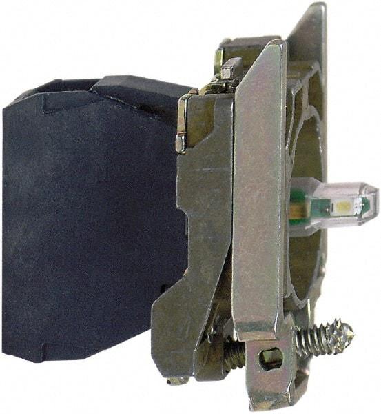 Schneider Electric - 12 VAC/VDC at 50/60 Hz Green Lens LED Indicating Light - Screw Connector, Electromagnetic Field Resistant, Electrostatic Discharge Resistant, Shock Resistant, Vibration Resistant - Americas Industrial Supply