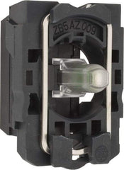 Schneider Electric - 24-120 V Blue Lens LED Indicating Light - Screw Clamp Connector, Vibration Resistant - Americas Industrial Supply