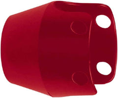 Schneider Electric - Extended Mushroom Head Pushbutton Switch Guard - Red - Americas Industrial Supply