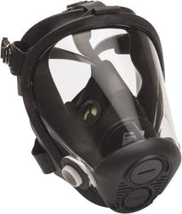North - Series RU6500, Size L Full Face Respirator - 5-Point Suspension, Threaded Connection - Americas Industrial Supply