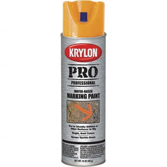 Krylon - 15 fl oz Orange Marking Paint - Water Base Formula - Americas Industrial Supply