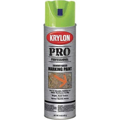 Krylon - 15 fl oz Green Marking Paint - Solvent Base Formula - Americas Industrial Supply