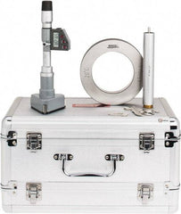 SPI - 3" to 3-1/2", IP65, Carbide Face Chrome Plated Finish, Electronic Inside Micrometer - 0.00005" Resolution, 0.0002" Accuracy, 114" Gage Depth - Americas Industrial Supply