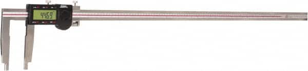 SPI - 0 to 1,000mm Range, 0.01mm Resolution, Electronic Caliper - Stainless Steel with 125mm Stainless Steel Jaws, 0.004" Accuracy, Micro USB Output - Americas Industrial Supply