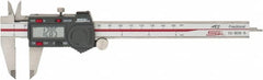 SPI - 0 to 150mm Range, 0.01mm Resolution, Electronic Caliper - Stainless Steel with 40mm Stainless Steel Jaws, 0.001" Accuracy, Micro USB Output - Americas Industrial Supply