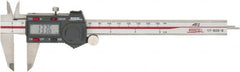 SPI - 0 to 150mm Range, 0.01mm Resolution, Electronic Caliper - Stainless Steel with 40mm Stainless Steel Jaws, 0.001" Accuracy, Micro USB Output - Americas Industrial Supply