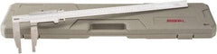 SPI - 0 to 450mm Stainless Steel Vernier Caliper - 0.02mm Graduation, 100mm Jaw Depth, 0.05mm Accuracy, Includes NIST Traceability Certificate - Americas Industrial Supply