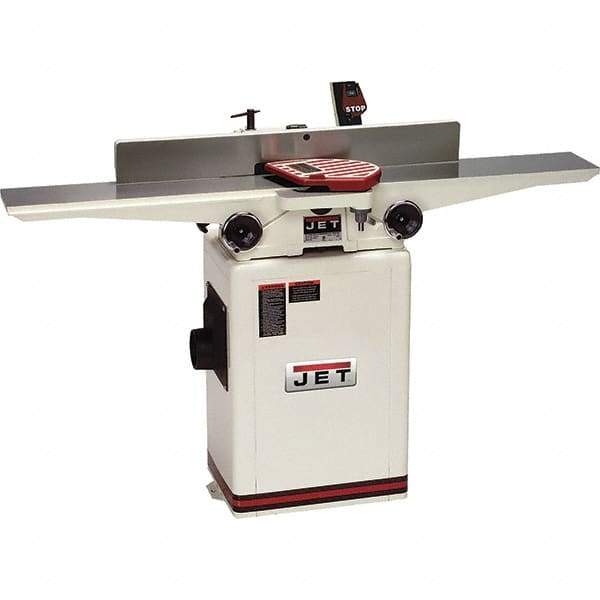 Jet - 6,000 RPM, 6-1/16" Cutting Width, 1/2" Cutting Depth, Jointer - 3-7/8" Fence Height, 32-3/8" Fence Length, 1 hp - Americas Industrial Supply