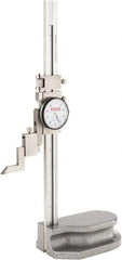 SPI - 8" Stainless Steel Dial Height Gage - 0.001" Graduation, Accurate to 0.001", Dial Display - Americas Industrial Supply