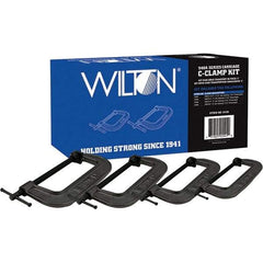 Wilton - C-Clamp & Cantilever Clamp Sets Clamp Type: Standard C-Clamp Type: Kit - Americas Industrial Supply
