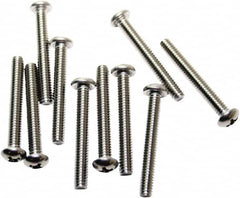 Acorn Engineering - #8-32, 1-1/4" Long Phillips Drive Machine Screw - Round Head, Grade 18-8 Stainless Steel, Uncoated - Americas Industrial Supply