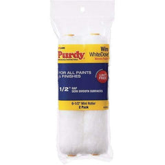 Purdy - 1/2" Nap, 6-1/2" Wide Paint Roller Cover - Smooth to Semi-Smooth Texture, Dralon - Americas Industrial Supply