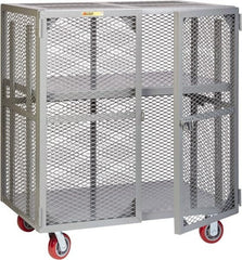 Little Giant - 2 Door, 2 Tier, Mobile Storage Locker - Americas Industrial Supply