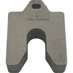 Maudlin Products - Metal Shim Stock Type: Slotted Shim Material: Stainless Steel - Americas Industrial Supply