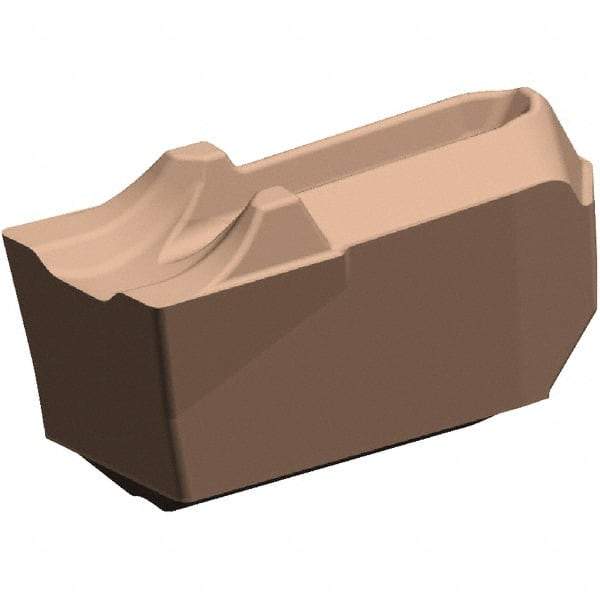 Kennametal - EC-U3 CR KCU25 Grade, 0.118" Cutting Width, Carbide Cutoff Insert - 6° Neutral Lead Angle, 0.008" Cnr Rad, AlTiN Coated, Single End - Americas Industrial Supply
