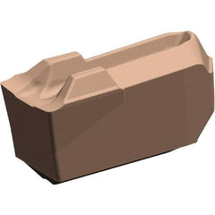 Kennametal - EC-U3 CL KCU25 Grade, 0.1181" Cutting Width, Carbide Cutoff Insert - 0° Neutral Lead Angle, 0.008" Cnr Rad, AlTiN Coated, Single End - Americas Industrial Supply