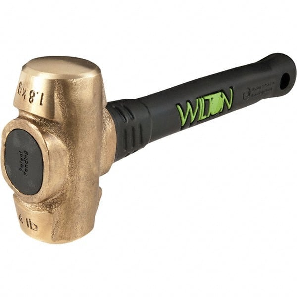 Wilton - Non-Sparking Hammers Tool Type: Brass Hammer Head Material: Brass - Americas Industrial Supply