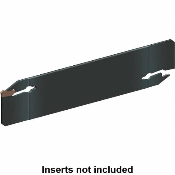Kennametal - 0.608" Blade Height, 1/16" Blade Width, 3.559" OAL, Neutral Cut, Double End Indexable Cut-Off Blade - 16mm Max Depth of Cut, EVBS Blade, Beyond Evolution Series - Americas Industrial Supply