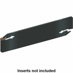 Kennametal - 27/32" Blade Height, 0.055" Blade Width, 4.346" OAL, Neutral Cut, Double End Indexable Cut-Off Blade - 15mm Max Depth of Cut, EVBS Blade, Beyond Evolution Series - Americas Industrial Supply