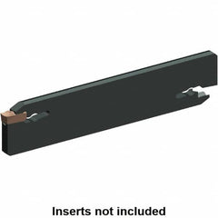 Kennametal - 1-25/32" Blade Height, 0.236" Blade Width, 10.236" OAL, Neutral Cut, Double End Indexable Cut-Off Blade - EVBS Blade, Beyond Evolution Series - Americas Industrial Supply