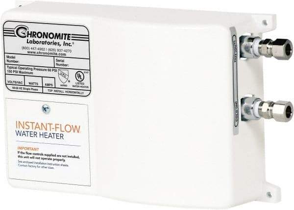 Chronomite - 120 Volt Electric Water Heater - 2.4 KW, 20 Amp, 12 Wire Gauge - Americas Industrial Supply