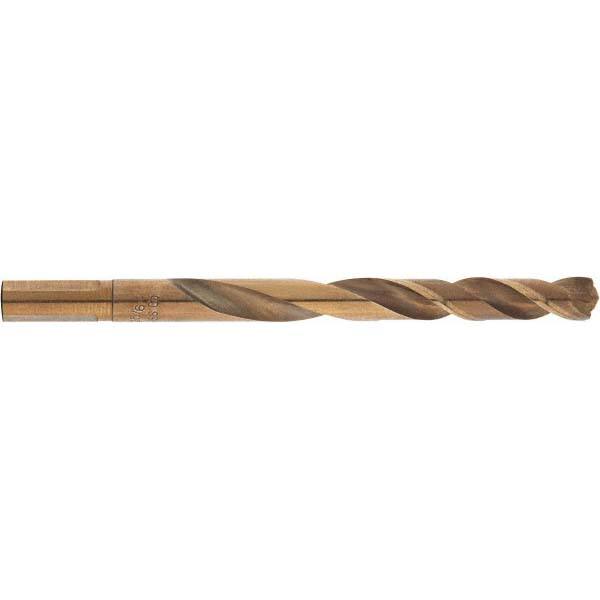 Milwaukee Tool - 31/64" Cobalt, 135° Point, Round with Flats Shank Maintenance Drill Bit - Exact Industrial Supply