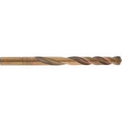 Milwaukee Tool - 31/64" Cobalt, 135° Point, Round with Flats Shank Maintenance Drill Bit - Exact Industrial Supply