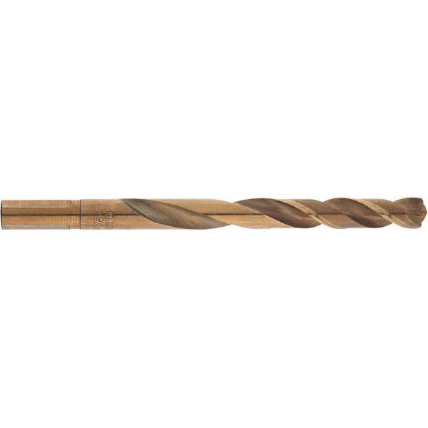 Milwaukee Tool - 27/64" Cobalt, 135° Point, Round with Flats Shank Maintenance Drill Bit - Americas Industrial Supply
