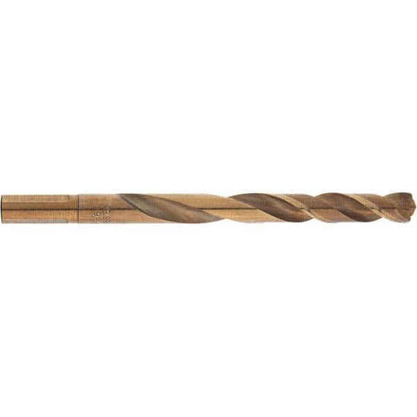 Milwaukee Tool - 23/64" Cobalt, 135° Point, Round with Flats Shank Maintenance Drill Bit - Exact Industrial Supply