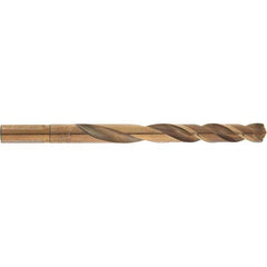 Milwaukee Tool - 23/64" Cobalt, 135° Point, Round with Flats Shank Maintenance Drill Bit - Exact Industrial Supply