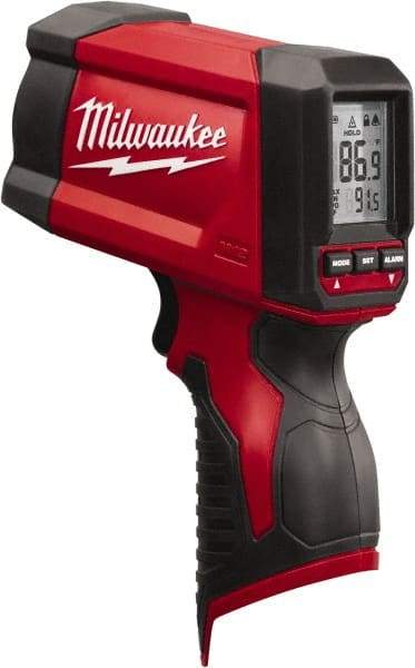 Milwaukee Tool - -18 to 550°C (-22 to 1022°F) Laser - 12:1 Distance to Spot Ratio - Americas Industrial Supply