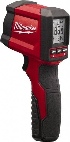 Milwaukee Tool - -18 to 400°C (-22 to 752°F) Laser - 10:1 Distance to Spot Ratio - Americas Industrial Supply