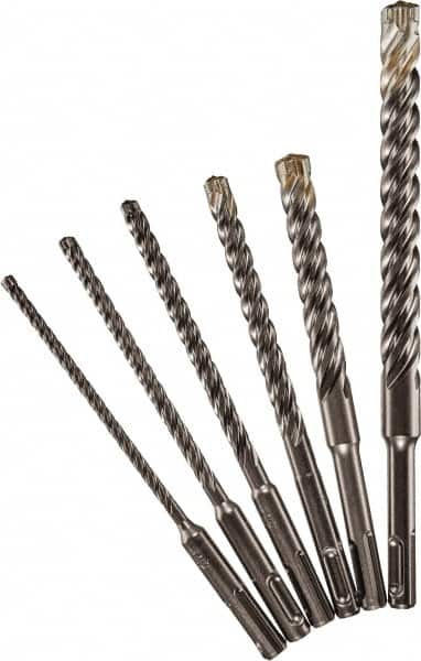 Milwaukee Tool - 3/16, 1/4, 5/16, 3/8, 1/2 & 5/8" Diam, SDS-Plus Shank, Steel Rotary & Hammer Drill Bit - Americas Industrial Supply