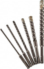 Milwaukee Tool - 3/16, 1/4, 5/16, 3/8, 1/2 & 5/8" Diam, SDS-Plus Shank, Steel Rotary & Hammer Drill Bit - Americas Industrial Supply