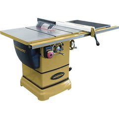 Jet - 10" Blade Diam, 5/8" Arbor Diam, 1 Phase Table Saw - 115/230 Volt, 3-1/8" Cutting Depth - Americas Industrial Supply