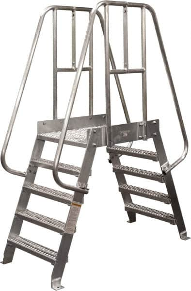 Cotterman - 60" 4 Step Crossover Bridge - Spacesaver, 500 Lb Capacity, 32" Base Width x 32" Base Depth - Americas Industrial Supply