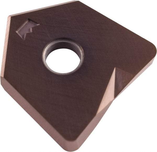 Millstar - BD-R0625 Grade CM10 Carbide Milling Insert - HSN Finish, 1/8" Thick, 5/8" Inscribed Circle, 1/16" Corner Radius - Americas Industrial Supply