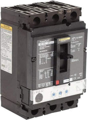 Square D - 100 Amp, 600 VAC, 3 Pole, Panel Mount Molded Case Circuit Breaker - Electronic Trip, Multiple Breaking Capacity Ratings, 14-3/0 AWG - Americas Industrial Supply