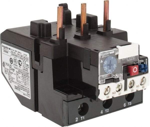 Schneider Electric - 30 to 40 Amp, 690 VAC, Thermal IEC Overload Relay - Trip Class 20, For Use with LC1D80 and LC1D95 - Americas Industrial Supply