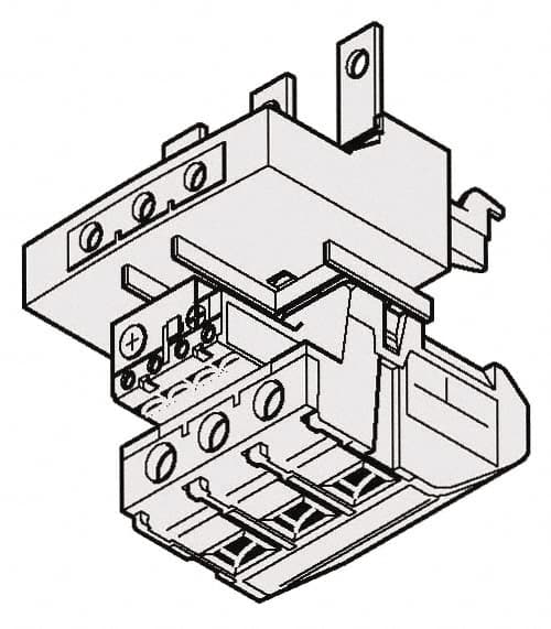 Schneider Electric - 80 to 104 Amp, 690 VAC, Thermal IEC Overload Relay - Trip Class 10A, For Use with LC1D115 and LC1D150 - Americas Industrial Supply