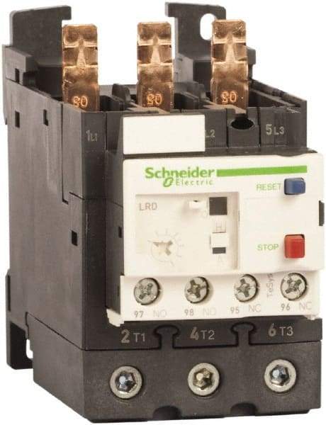 Schneider Electric - 30 to 40 Amp, 690 VAC, Thermal IEC Overload Relay - Trip Class 10A, For Use with LC1D40A and LC1D65A - Americas Industrial Supply