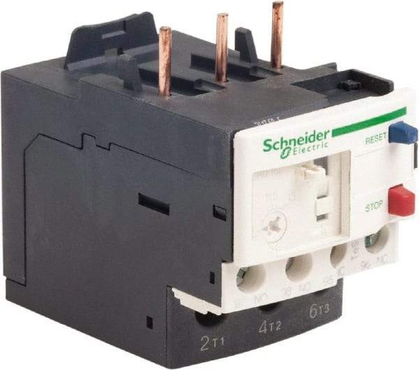 Schneider Electric - 3 Pole, NEMA Size 0-1, 9 to 13 Amp, 690 VAC, Thermal NEMA Overload Relay - Trip Class 20, For Use with LC1D12, LC1D18, LC1D25, LC1D32 and LC1D38 - Americas Industrial Supply