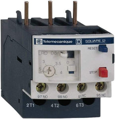 Schneider Electric - 5.5 to 8 Amp, 690 VAC, Thermal IEC Overload Relay - Trip Class 10A, For Use with LC1D09 and LC1D38 - Americas Industrial Supply