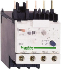 Schneider Electric - 0.11 to 0.16 Amp, 250 VDC, 690 Volt and 690 VAC, Thermal IEC Overload Relay - Trip Class 10A, For Use with LC1K, LC7K, LP1K and LP4K - Americas Industrial Supply