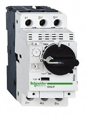 Schneider Electric - 0.40 Amp, 690 VAC at 50/60 Hz, 3 Pole, Bolt On, Clip Motor Circuit Breaker - Thermal Magnetic Trip, Multiple Breaking Capacity Ratings, 97mm Deep x 89mm High x 45mm Wide - Americas Industrial Supply