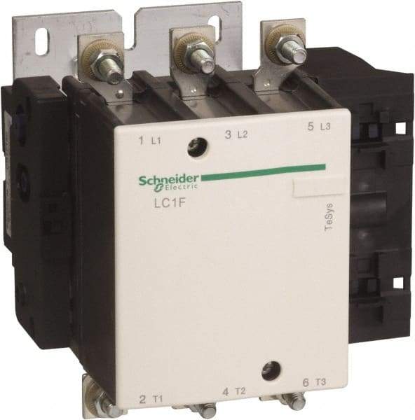 Schneider Electric - 3 Pole, 120 Coil VAC, 115 Amp at 440 VAC, Nonreversible IEC Contactor - Bureau Veritas, CCC, CSA, DNV, EN/IEC 60947-1, EN/IEC 60947-4-1, GL, JEM 1038, LROS, RINA, RMRoS, RoHS Compliant, UL Listed - Americas Industrial Supply