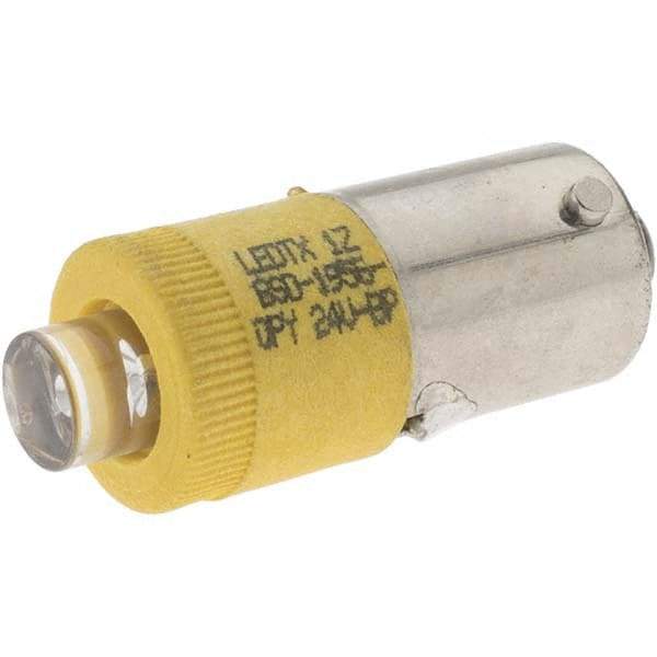 Schneider Electric - Pilot and Indicator Light Replacement LED - Amber, 24 VAC, 24 VDC - Americas Industrial Supply
